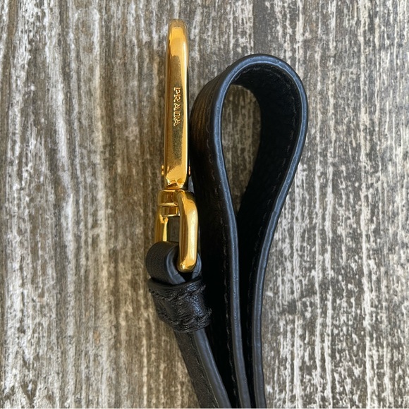 Prada Milano Vitello Daino Leather Tote in Black - Picture 9 of 12